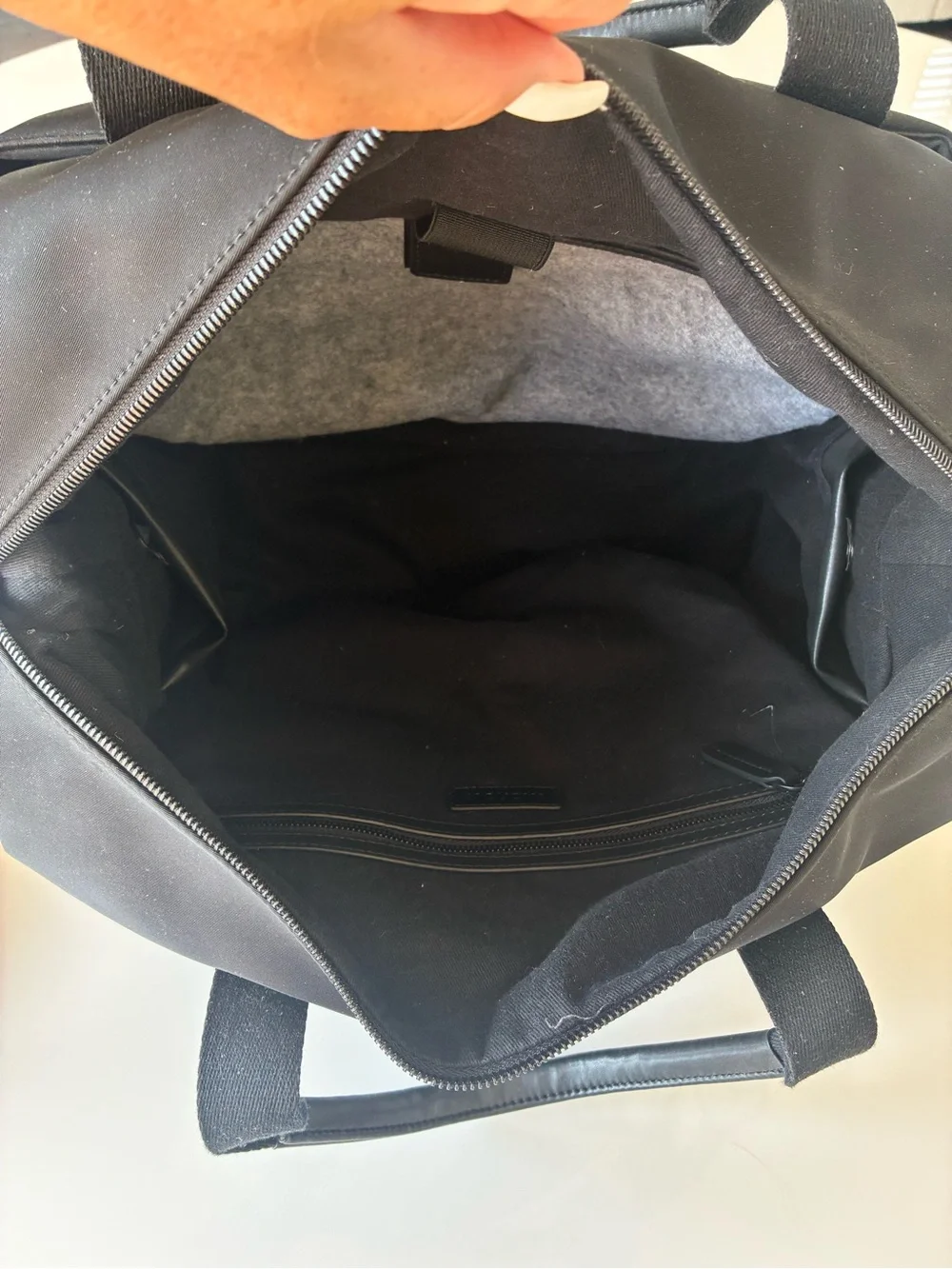 Motosh Black Nylon Duffel Bag for Men - Travel & Everyday
